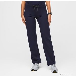 Figs Navy Livingston Basic Scrub Pants